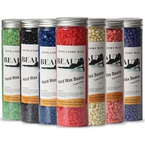 Waxing Hair Removing Solid Hard Wax 400g Hair Removal Wax Beans Waxing Spa Epilato Eyebrow Waxing Beans Flawless Hair Remover