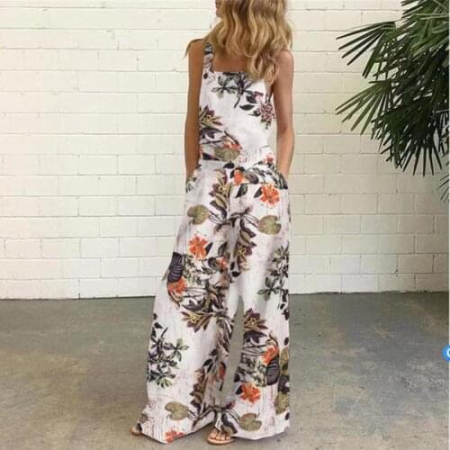 Women Summer Sexy Sleeveless Rompers 2021 Casual Loose Solid Party Playsuit Lady Backless Office Overalls Plus Size 5XL Jumpsuit