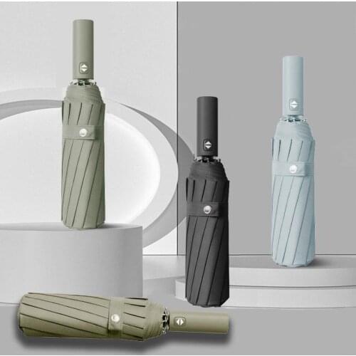 Windproof Double Automatic Folding Umbrella Female Male Ten Bone Car Luxury Large Business Umbrellas Men Rain Women Gift Parasol