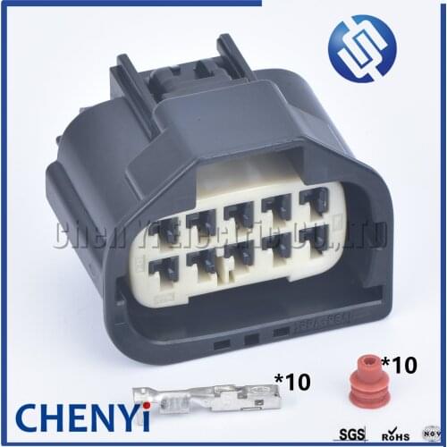 1 set 10 pin waterproof auto connector female 7283-5946-30 automotive plug sensor wiring connector