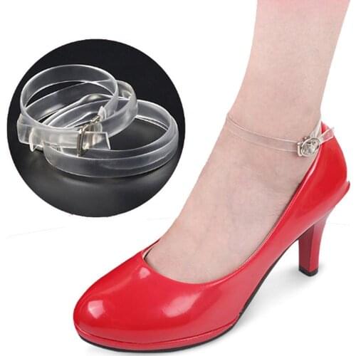 1Pair Invisible Elastic Silicone Shoelace For High Heel Shoes Women Fashion Casual Transparent Clear Shoe Laces Shoe Accessories