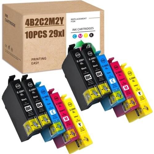 29XL Compatible for Epson 29 XL 29 Multipack for Epson XP-247 XP-235 XP245 XP-245 XP-255 XP-332 XP-335 XP-342 XP-345 XP432 XP435