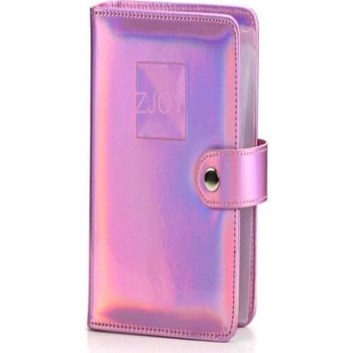 7X12.5cm Rectangular Nail Art Stamp Plate Stamping Plates Holder Storage Bag Symphony PU Leather Case Stamp Bag Organizer Pouch