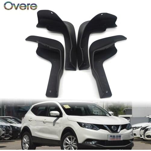 OVERE Car Front Rear Mudguards For 2014 2015 2016 2017 Nissan Qashqai J11 Car-styling Mudflap Accessories Fenders 1Set Mud Flaps