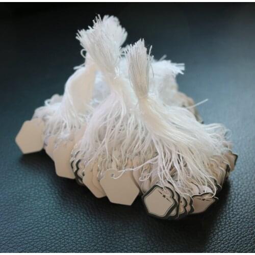 Price Label Tags Watch Jewelry Display Merchandise Price Label Paper Cards Pentagram Blank Price Tag 200pcs