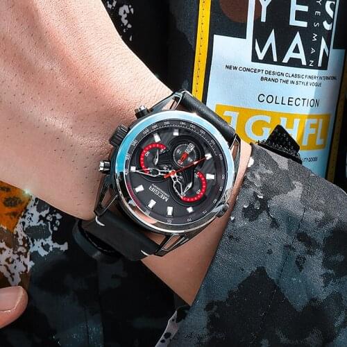 Mens Luxury Dropshipping Wrist Watch MEGIR Men Brand Luminous Waterproof Sports Male Quartz Date Wristwatches Relogio Masculino