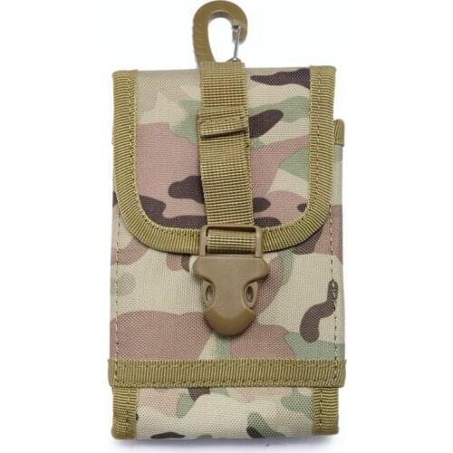 6 inch Tactical Molle Phone Pouch Mobile Phone Holster Military Army Outdoor Sport Hunting Waist Belt Bag Cell Phone Case Holder