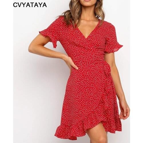 CVYATAYA Summer Wrap Dresses