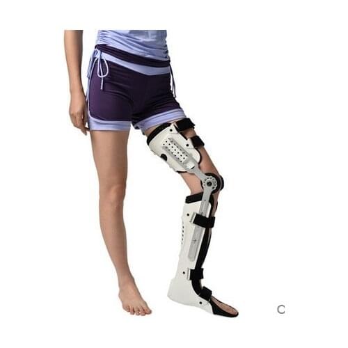 Fixed Rigid Knee-Ankle-Foot Brace Orthoses Thigh-Knee-Knee-Calf-Ankle-Foot Brace Orthoses