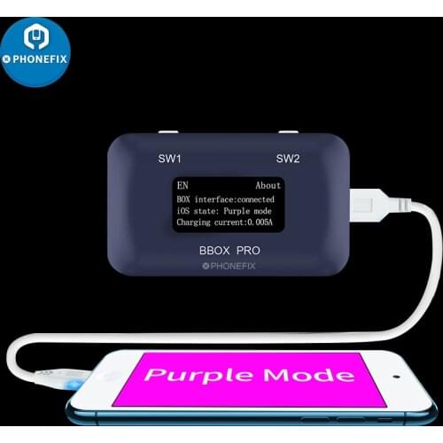 JC B-BOX C3 DFU for Iphone SE-X Ipad Restoring Rebooting SN ECID MODEL Information Reading USB One Key Enter The Purple Screen