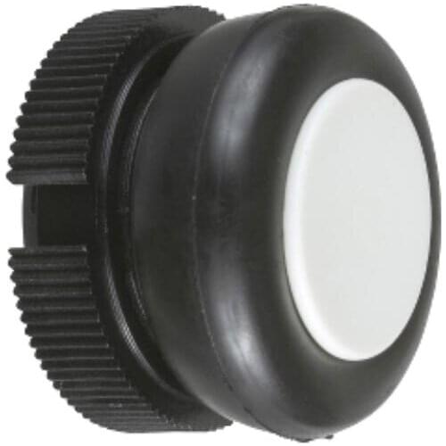 XACA9411 Round head for pushbutton - spring return - XAC-A - white - booted
