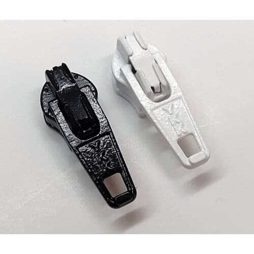 50pcs/lot YKK 3# Nylon Coil Zipper Slider Head Pull Pants for Collar Skirt Pocket Bag Instant Repair Fix Sewing Accessories