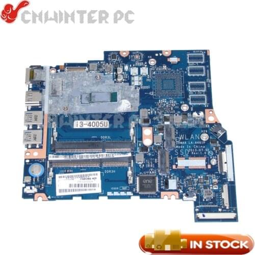 NOKOTION K000151490 ZRMAA LA-A481P Main Board For Toshiba Satellite U40 M40 M45 Laptop Motherboard 14'' I3-4005U CPU DDR3L