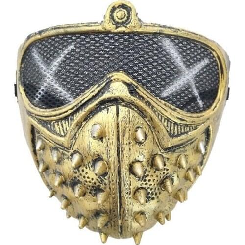 New Comicsdog Mask Punk Mask Demon Cosplays Halloween Mask Personality Punk Rivet Mask Party Cosplay Costume Masks Horror Masque