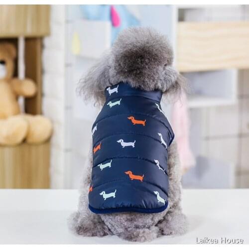 Autumn And Winter Windproof Pet Clothing Outdoor Warmer Pet Dog Clothes Dogs Colorful Costume Apparel For Small Pet Coat Jacket