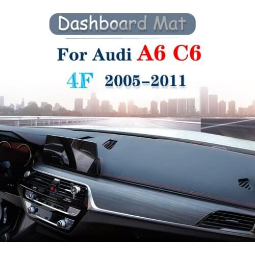 For Audi A6 C6 2005~2011 Anti-Slip Mat Dashboard Cover Pad Sunshade Dashmat Carpet Cape Car Accessories