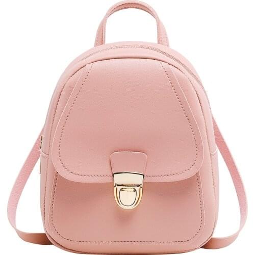 Korean Style Girls' Backpack 2019 Fashion Multi-Function Small Back pack Women Shoulder Hand bags Female Bagpack School Bag Pack
