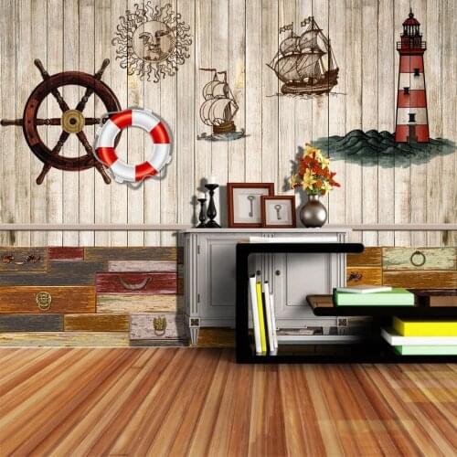 Top 3d Mural Wallpaper Wallpapers for Living Room Contact Wall Papers Home Decor Paper Bedroom Self Adhesive Light House Cafe