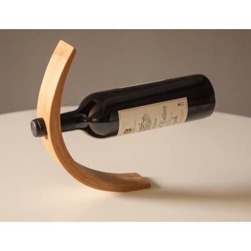 Wine Rack Wine Holder Shelf bamboo Wine stand Home Decoration Interior Crafts Christmas Gift Creative wine Display Rack