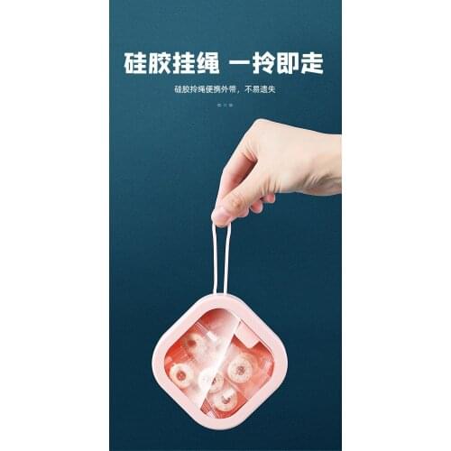 Storage Box Press Multifunctional Storage Portable Travel Portable Cotton Swab Hairpin Storage Box