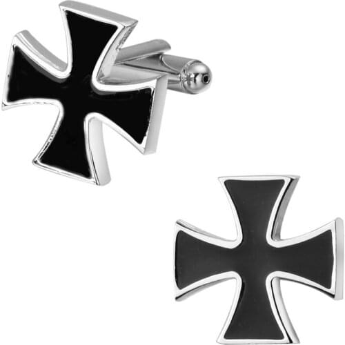 Mens shirts Cufflinks high-quality copper material Blue The black cross Cufflinks 5 pairs of packaging for sale