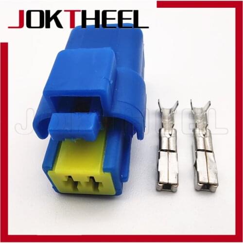 1/5/10/20set blue FCI 2 pin 1.5mm female waterproof connector Water temp sensor headlight plug for Peugeot Citroen 211PC022S6049