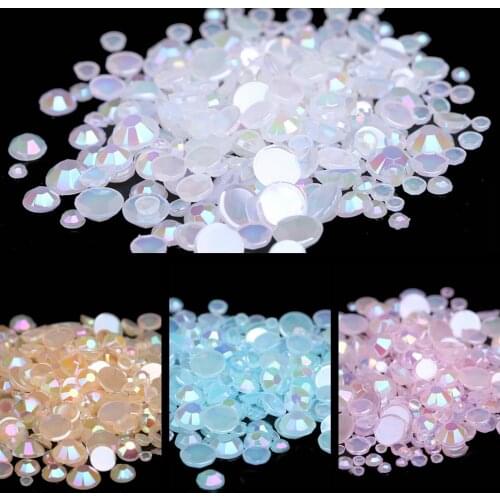 2mm 5000pcs AB Colors Nail Rhinestones for Shoes Clothing Decorations High Shine Sparkling Nail Art Decoration DIY Bead