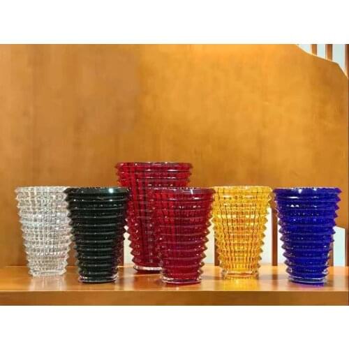 7kg 30x20cm Elliptic type crystal Transparent vase gift