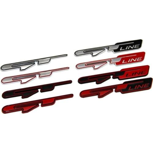 Car Sticker GT Line for Peugeot GT RCZ 308 508 3008 5008 KIA Forte Optima Picanto Stinger Sorento Renault Clio Grandtour Megane