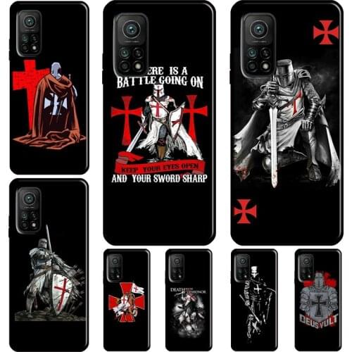 Christian Templar Knights warrior Case For POCO X3 Pro F3 F2 F1 M3 Cover For Xiaomi Mi 11 Note 10 Lite Mi 10T Pro 11 Ultra