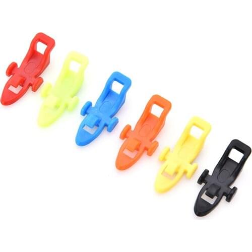 3 Pcs Fishing Hook Keepers Fishing Rod Lure Bait Safety Holder Plastic Hanger Fish Tackle Gadgets Accessories 6 Colors