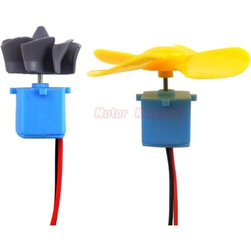 DIY Power Science Experiment Wind Turbine Generator Mini Hydraulic Generator Blades Alternator