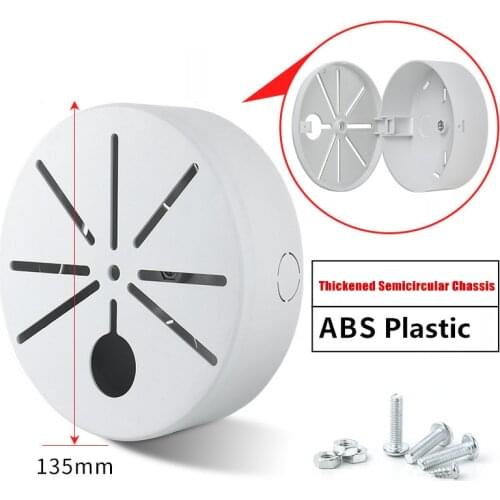 180 Degree ABS Plastic Wall Mount Rotating Ceiling Bracket Stand Holder For CCTV Surveillance Security Camera White