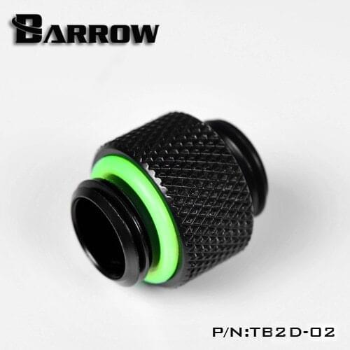 Barrow G1 / 4 '' dual external thread connection double male adapter thread connection for water cooling system TB2D-02
