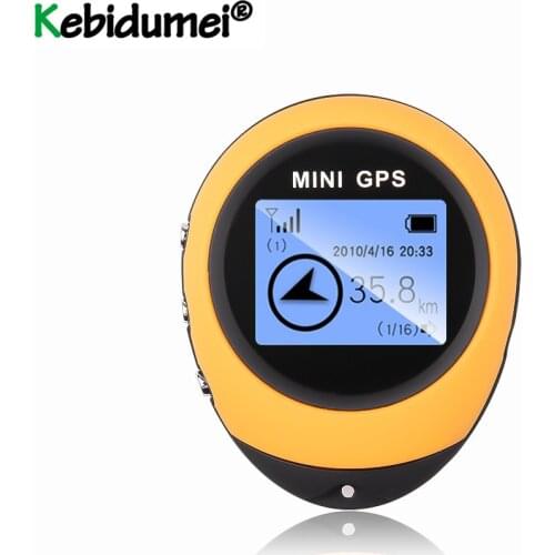 2 Colors Optional Mini GPS Navigation Receiver Tracker Logger USB Rechargeable Handheld Location Finder Tracking For Traveler
