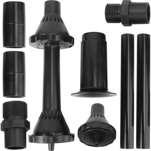 OUNONA 9PCS Fountain Pump Nozzle Set Water Spray Heads for Pond Fountain Submersible Pump Pool