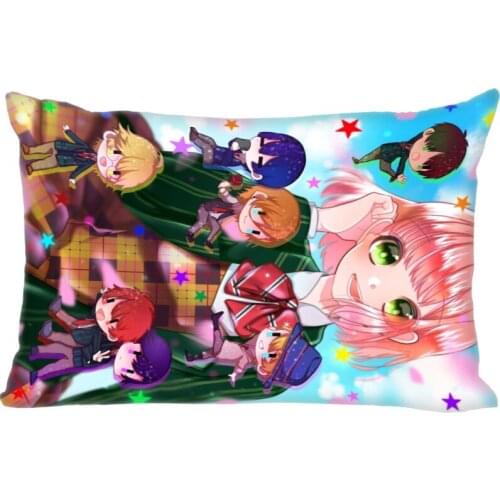 Big Size Uta no Prince Sama Pillowcase Home Wedding Decorative Pillow Cover Rectangle Zipper Pillow Cases Satin Fabric A12.21