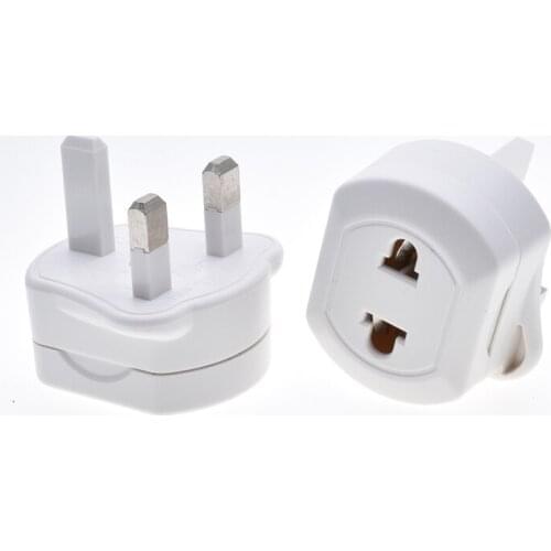 Toothbrush Adaptor Plug UK Charger Adapter Shaver Socket 2 Pin to 3 Pin Electric Converter for Razor Plugs Bathroom Two to Three