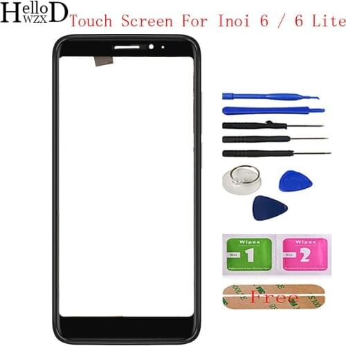 5.5'' Mobile Digitizer Panel Touch Screen For INOI 6 / 6 Lite Phone Touch Screen Panel Touchscreen Front Glass Lens Sensor Glue