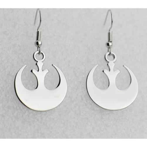 20 pairs Movie Rebel Alliance drop Earrings for women Retro Classic Dangle Earrings Cosplay Costume Movie Jewelry Wholesale