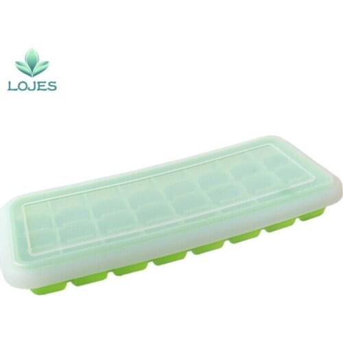 Silicone Ice Cube Maker Form For Ice Candy Cake Pudding Chocolate Molds Easy-Release Square Shape Ice Cube Trays Molds