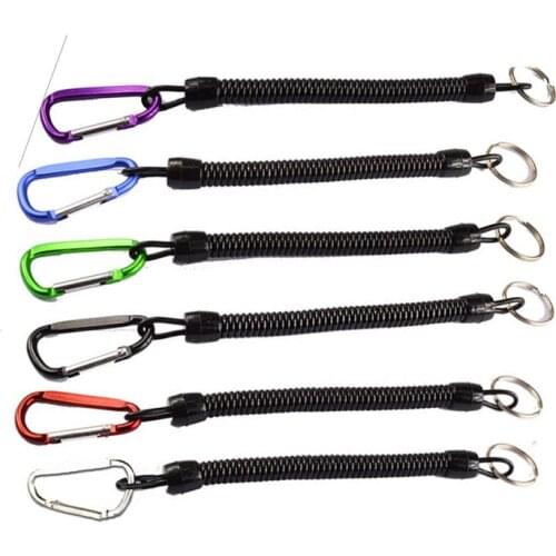 Hot Sale Swimming Surfing Anti-lost Swimming Goggles Spiral Spring Coil Lanyard Safety Emergency Tool Swimming Pool and Accessor