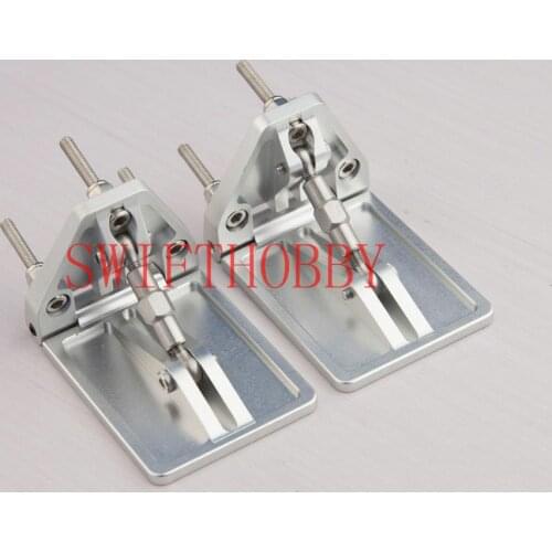 Aluminum Emulational Trim Tab Adjustable 55mmX38mm 1 Pair For RC Boat