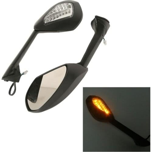 Motorcycle LED Turn Signal Rear view Mirrors For DUCATI 1199 Panigale 12-14 899 Panigale 14-15