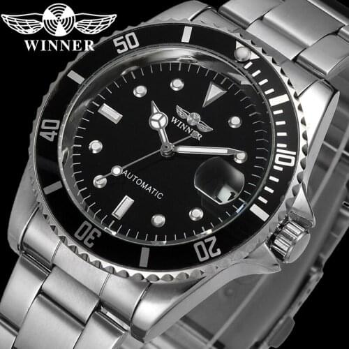 WINNER Classic Automatic Mechanical Men Wristwatch Military Army Sport Male Clock Top Brand Luxury Skeleton Man Watch Gift 8066