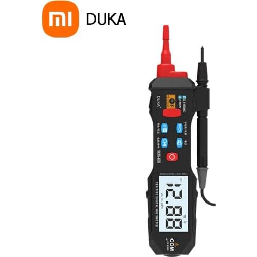 Digital Multimeter Youpin DUKA Non-contact AC/DC Voltage Resistance High Precision Multifunction Tester Portable