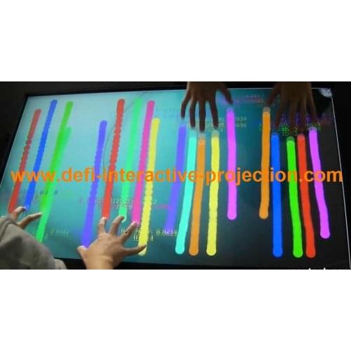 DefiLabs Promotion! 16 points 82" Infrared Touch Screen frame, 16:9 format for multi touch table, advertising