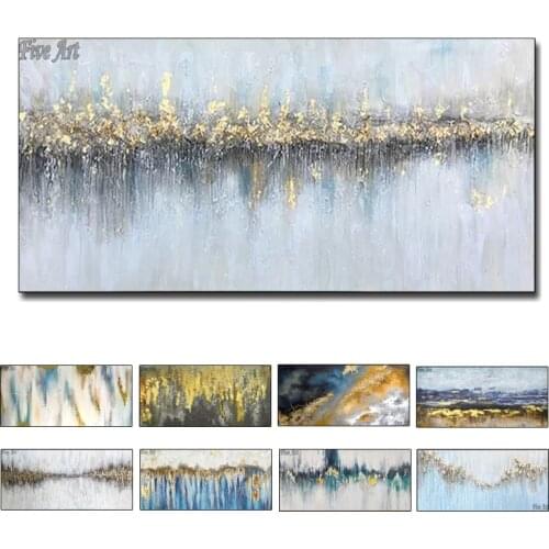 New 2020 Handmade Abstract 100% Handpainted Oil Painting on Canvas Wall Art Picture for Living Room Bedroom Home Decor