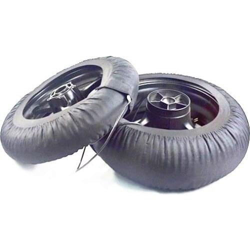 Motorcycle Tire Warmer Set front 120 rear 190 Race track motorcycle Black