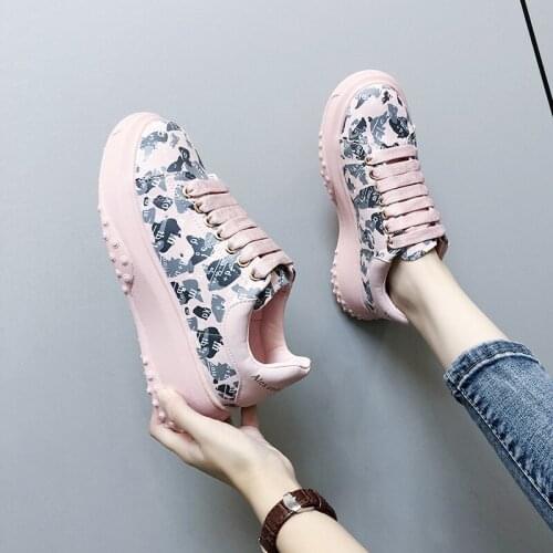 Women Sneakers Brand Design New White Shoes Woman 2021 Trend Casual Sneakers Women Fashion Wedges Platform Vulcanized Shoes